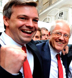 © APA/Harald Schneider Politiker Martin Ehrenhauser, Hans-Peter Martin