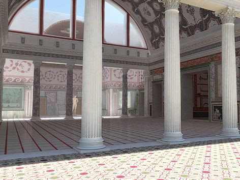 © APA/EPA/ANSA Säulenhalle des Domus Aurea