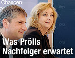 Außenminister Michael Spindelegger und Innenministerin Maria Fekter