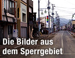 Menschenleere Stra&szlig;e