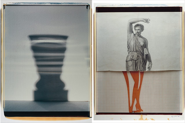 © l: Marina Abramović & Ulay/1990/Sammlung WestLicht, r: Luigi Ghirri/1981/Sammlung WestLicht Polaroid Marina Abramović & Ulay 1990; Polaroid Luigi Ghirri 1981