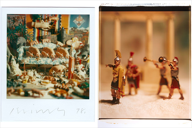 © l: Les Krims/1978/Sammlung WestLicht, r: David Levinthal/1988/Sammlung WestLicht Polaroid Les Krims 1978; Polaroid David Levinthal 1988