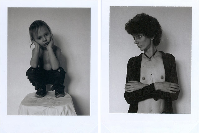 © l+r: Robert Mapplethorpe/1979/Sammlung WestLicht Polaroid Robert Mapplethorpe 1979