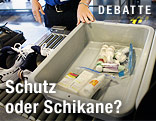 Sicherheitscheck am Flughafen