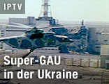 Zerstörter Reaktor in Tschernobyl