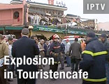 Cafe in Marakesch nach Explosion