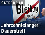 Ortstafel von Bleiburg