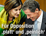 Innenministerin Johanna Mikl-Leitner und Wissenschaftsminister Karlheinz T&ouml;chterle