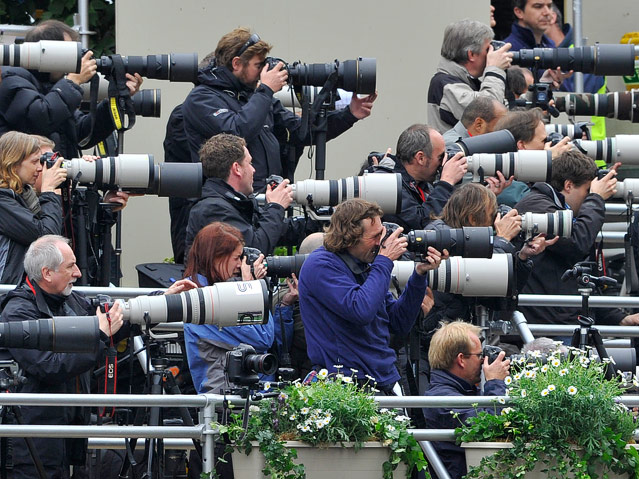 Fotografen vor der Hochzeit von William und Kate