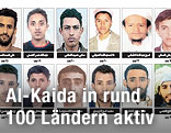 Fahndungsfoto von vermeintlichen Al-Kaida Terroristen aus dem Jemen