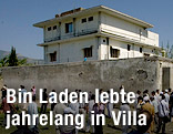 Gebäude in Abbottabad (Pakistan), in welchem Osama bin Laden getötet wurde