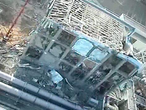 © Reuters Zerstörter Reaktor 4 des Kernkraftwerks Fukushima