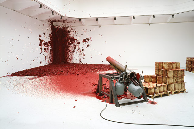 © Anish Kapoor/Wolfgang Wössner Installation im Museum für Angewandte Kunst in Wien