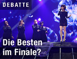 Nadine Beiler beim Songcontest