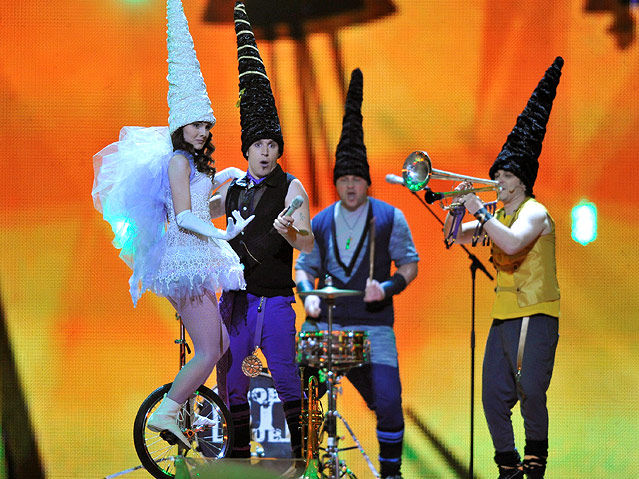 © APA/EPA/dpa/Henning Kaiser Zdob si Zdub aus Moldawien