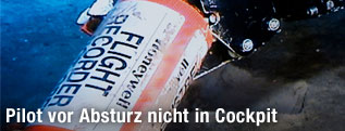 Unterwasseraufnahme des Flight Recorders