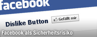 Facebookseite zeigt einen "Dislike"-Button