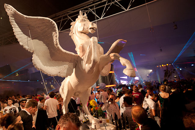 Szene vom Life Ball im Wiener Rathaus