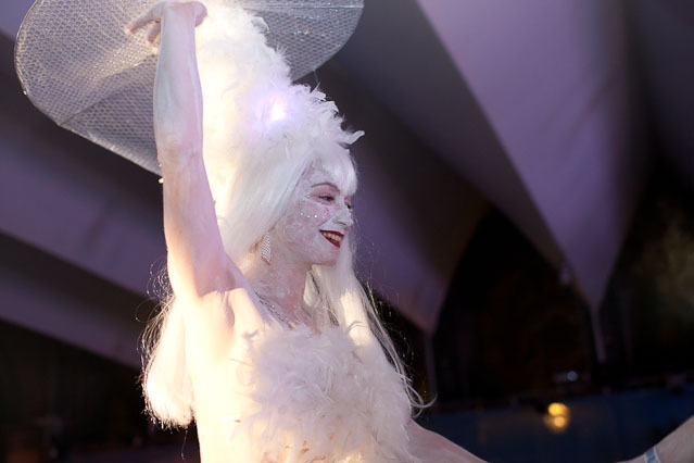 Szene vom Life Ball im Wiener Rathaus