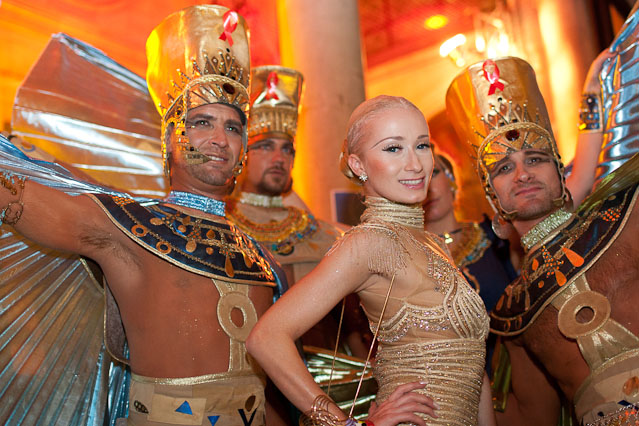 Szene vom Life Ball im Wiener Rathaus