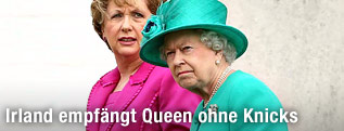 Irlands Präsidentin Mary McAleese und Großbritanniens Queen Elizabeth