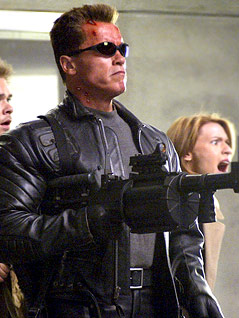 © AP/Warner Bros. Pictures, Robert Zuckerman Arnold Schwarzenegger im Film "Terminator 3"