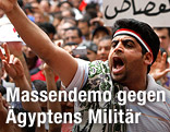 Demonstranten am Tahrir Platz