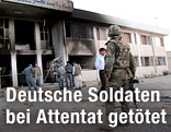Sitz des Gouverneurs von Tachar nach Anschlag