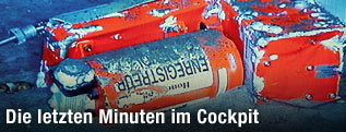 Flugschreiber am Meeresgrund
