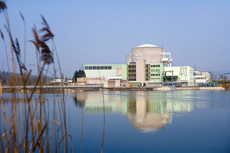 © APA/Keystone/Martin Rütschi Das Kernkraftwerk Beznau I und II mit den beiden Reaktorblöcken an der Aare
