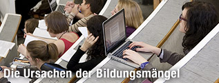 Studenten im Audimax