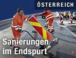 Arbeiten auf der Altersbergbrücke