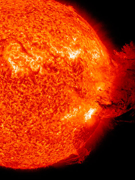 © AP/NASA Sonnensturm