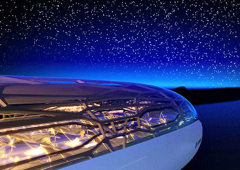 © Airbus S.A.S. Computergrafik eines zukünftigen Flugzeugs von Airbus