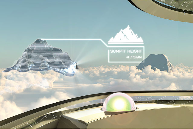 © Airbus S.A.S. Computergrafik eines zukünftigen Flugzeugs von Airbus
