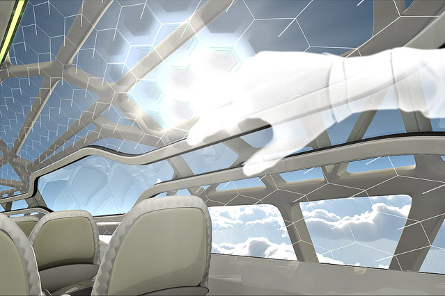 © Airbus S.A.S. Computergrafik eines zukünftigen Flugzeugs von Airbus