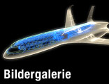 Computergrafik eines zukünftigen Flugzeugs von Airbus