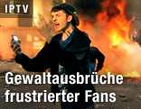 Randalierende Fans
