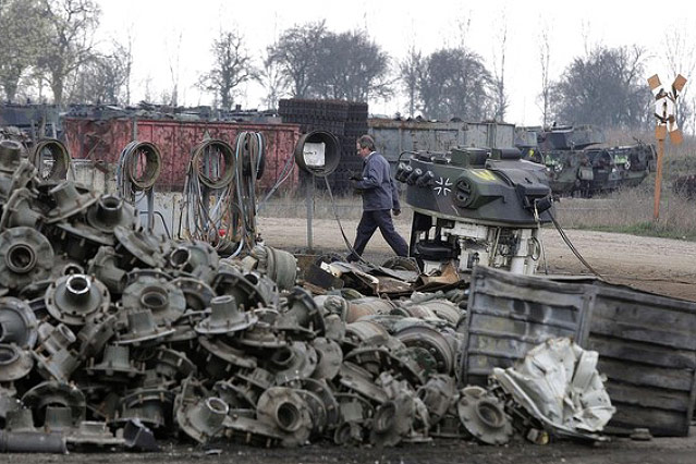 © Battle Tank Dismantling GmbH Koch Panzer-Verschrottungsplatz in Ebeleben (Deutschland)