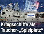 Kriegsschiff "HMAS Adelaide" wird versenkt