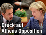 Angela Merkel und Nicolas Sarkozy