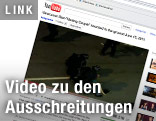 Screenshot auf ein Youtube-Video von den Ausschreitungen in Vancouver