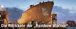 Rumpf der neuen Rainbow Warrior III