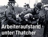 Polizisten beim "Miners’ Strike"