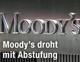 Firmeninschrift der Ratingagentur Moody's
