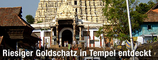 Hindu-Kultst&auml;tte Sri Padmanabhaswamy in Thiruvananthapuram