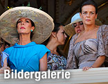 Prinzessin Caroline von Hannover und Prinzessin Stephanie mit ihren Töchtern Alexandra von Hannover und Pauline Ducruet 