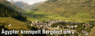 Andermatt in der Schweiz