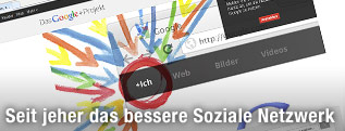 Screenshot des Website Google+