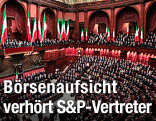 Innenaufnahme des italienischen Parlaments